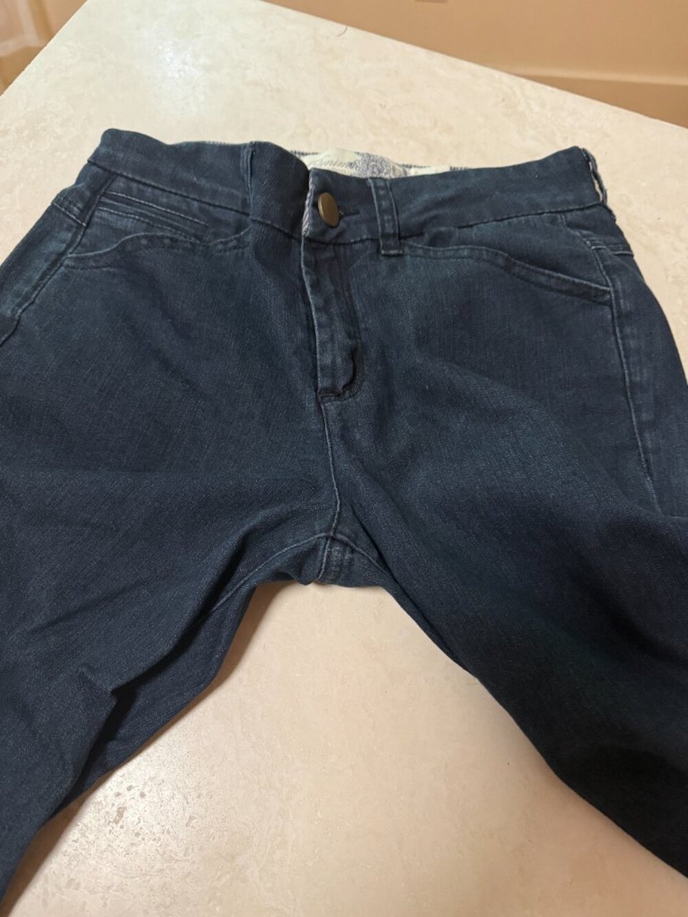 Le Chateau Dark Wash Flare Jeans Size 26 NWOT Y2K Premium - Picture 5 of 13